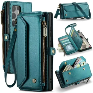 Crossbody Wallet Case with Card Holder for Samsung Galaxy