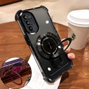 Magnetic Shockproof Case with Kickstand for Samsung Galaxy