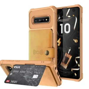 PU Leather Wallet Case with Card Holder for Samsung Galaxy