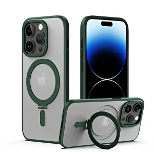 Magnetic Case with Invisible Stand for iPhone 11–14 Pro Max