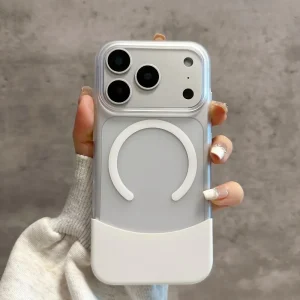 2-in-1 Matte Translucent Magnetic Case for iPhone 16 & 17 Series