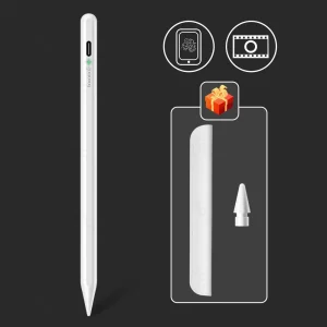Bluetooth Stylus Pen with Palm Rejection for iPad (Apple Pencil Alternative)